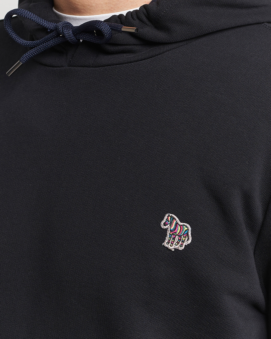 Herren | Pullover | PS Paul Smith | Zebra Organic Cotton Hoodie Black