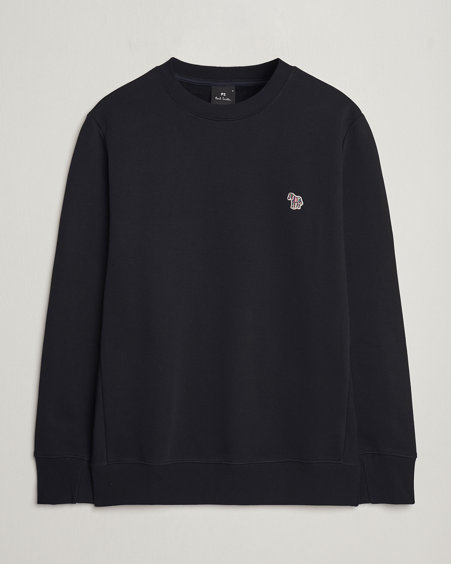 Herren | Pullover | PS Paul Smith | Zebra Organic Cotton Sweatshirt Black
