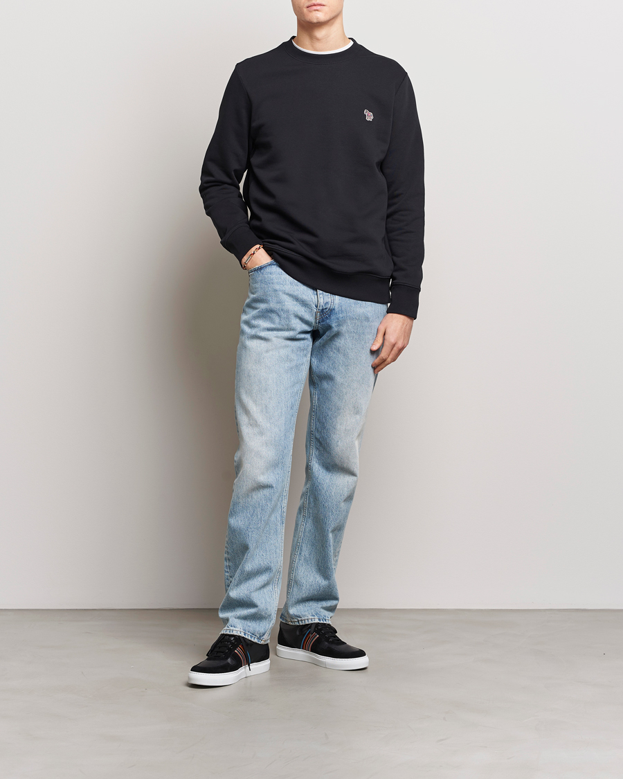 Herren | Pullover | PS Paul Smith | Zebra Organic Cotton Sweatshirt Black