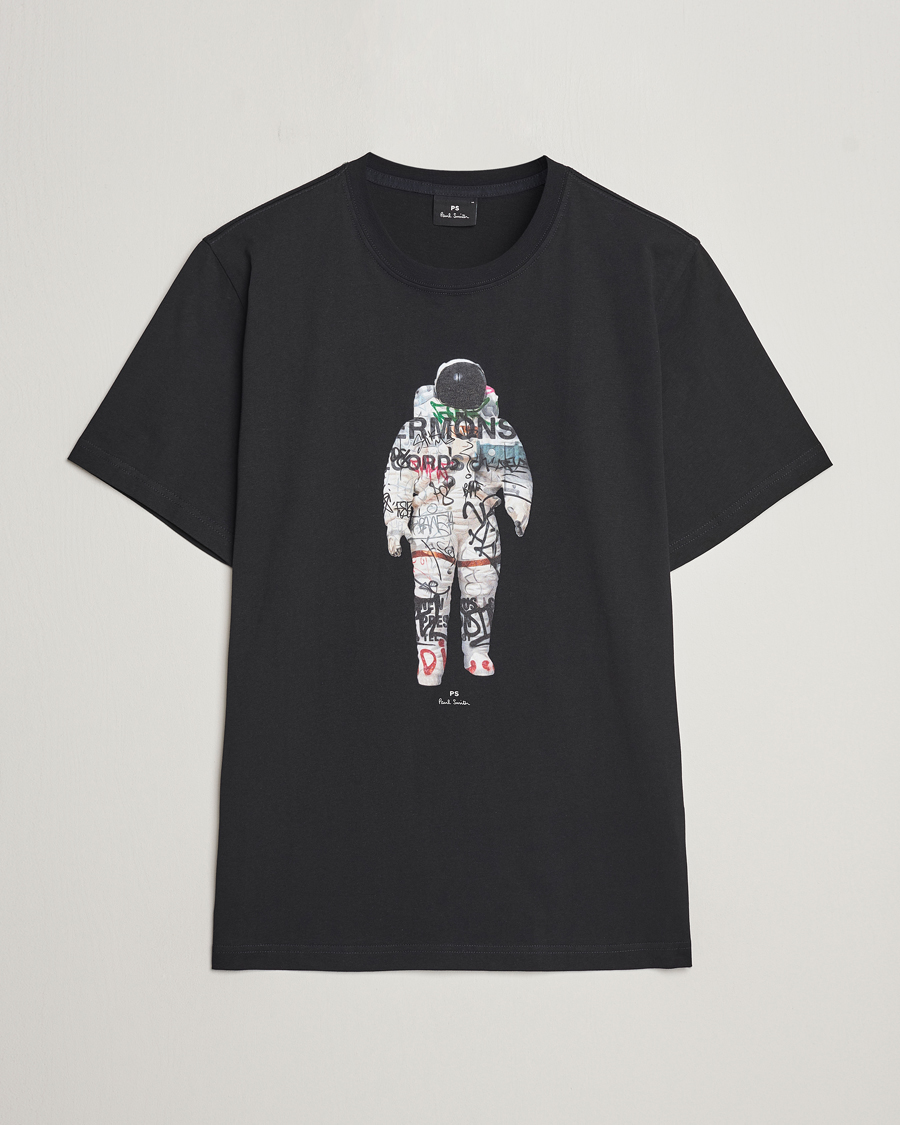 Herren | T-Shirts | PS Paul Smith | Astronaut Crew Neck T-Shirt Black