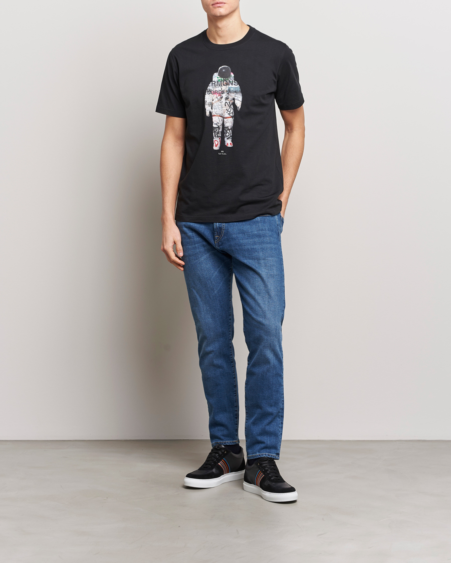 Herren | T-Shirts | PS Paul Smith | Astronaut Crew Neck T-Shirt Black
