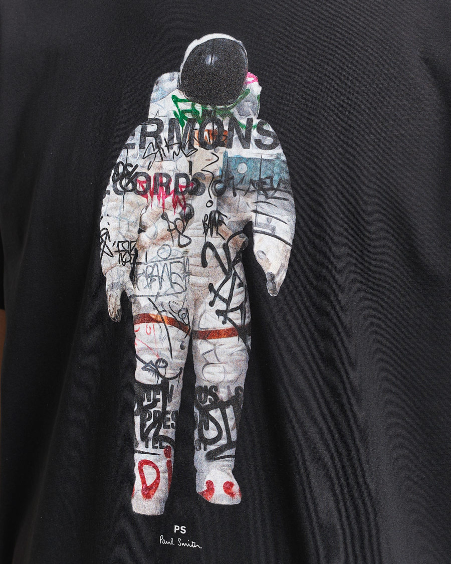 Herren | T-Shirts | PS Paul Smith | Astronaut Crew Neck T-Shirt Black