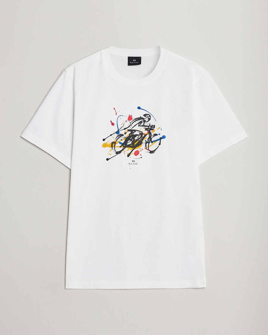 Herren | T-Shirts | PS Paul Smith | Cyclist Crew Neck T-Shirt White