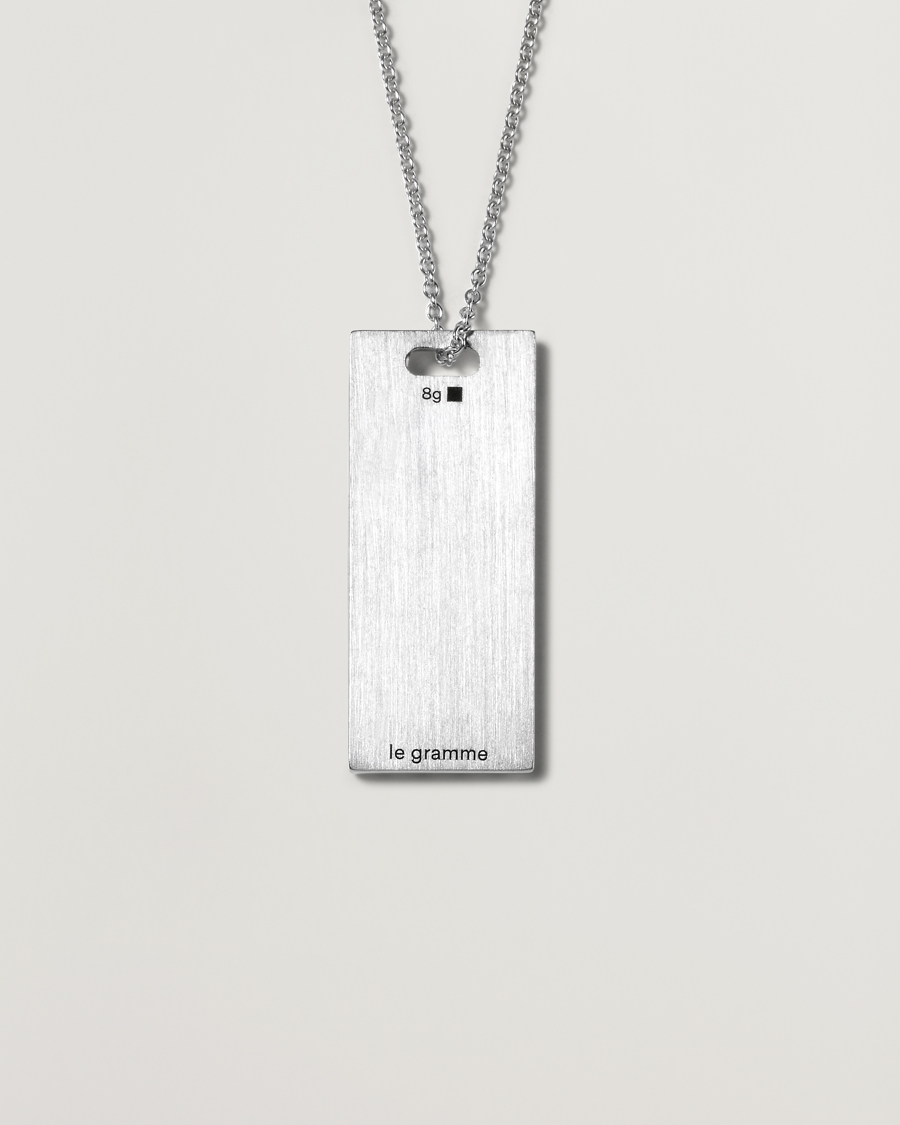 Herren | LE GRAMME Godron Necklace Sterling Silver 8g | LE GRAMME | Godron Necklace Sterling Silver 8g