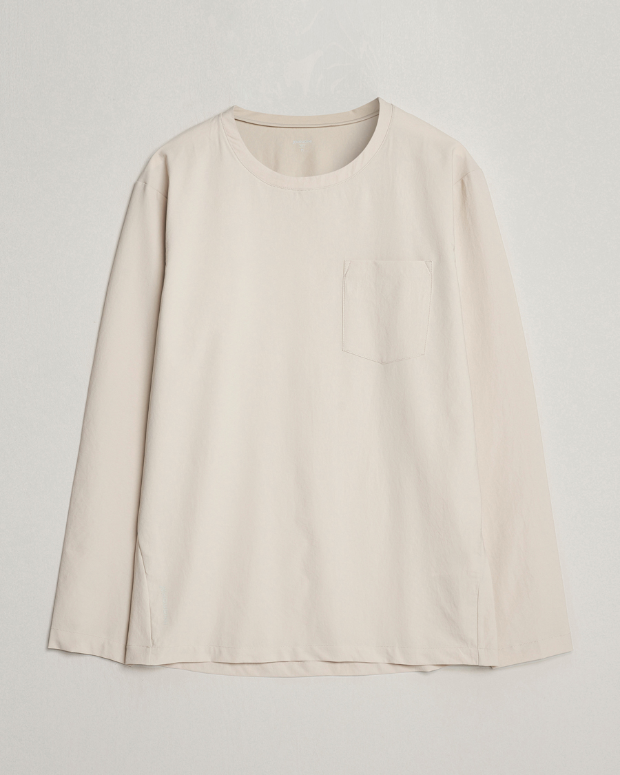 Herren | T-Shirts | Houdini | Cover Crew Quick Dry Long Sleeve Foggy Mountain