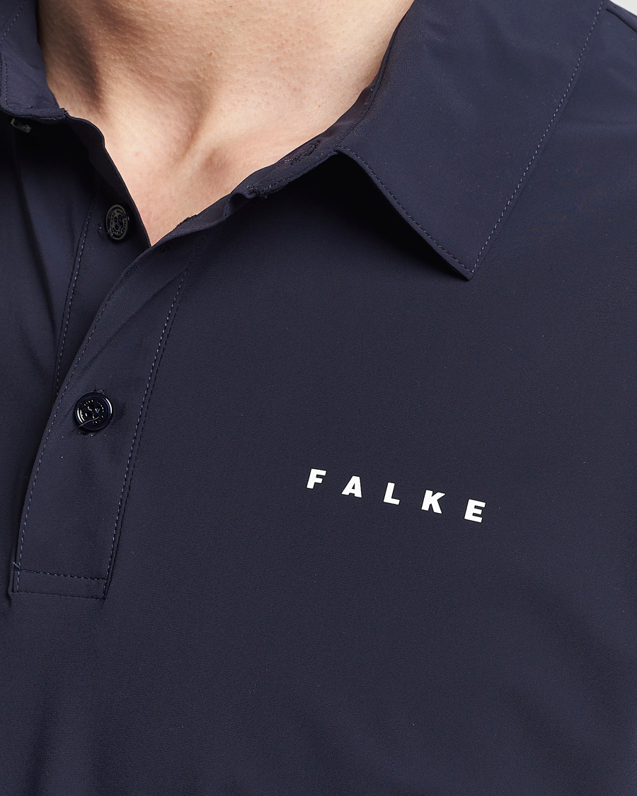 Herren | Poloshirts | Falke Sport | Falke Performance Polo Shirt Space Blue