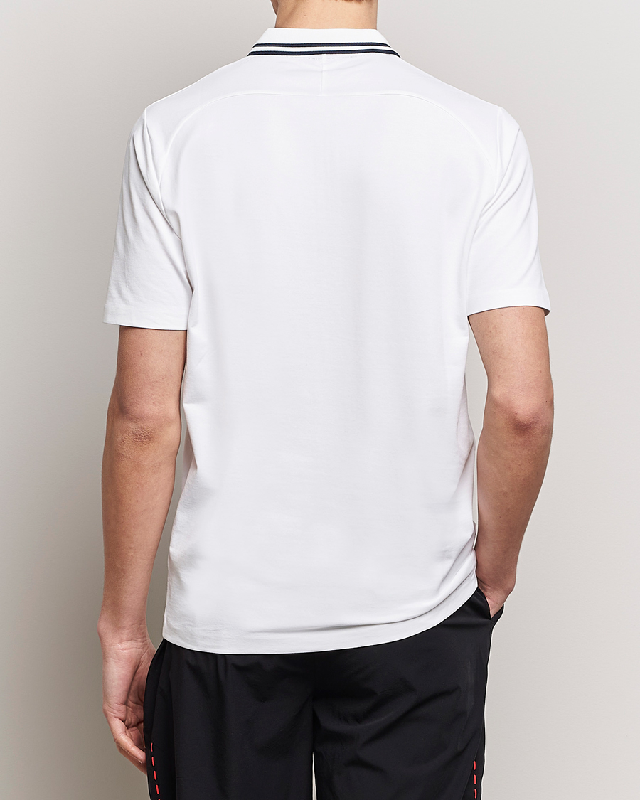 Herren | Poloshirts | Falke Sport | Falke Zip Polo Shirt White