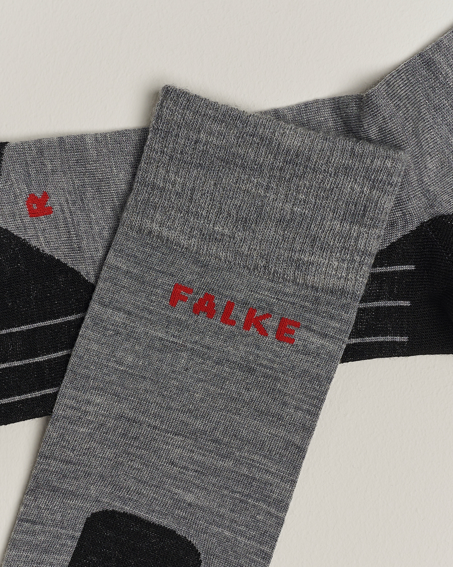 Herren | Normale Socken | Falke Sport | Falke TK5 Wander Trekking Socks Light Grey