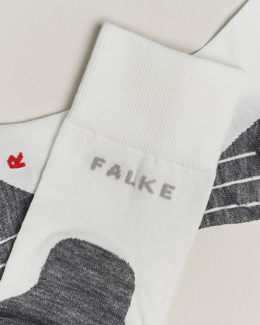 Herren | Kleidung | Falke Sport | Falke RU4 Endurance Running Socks White Mix