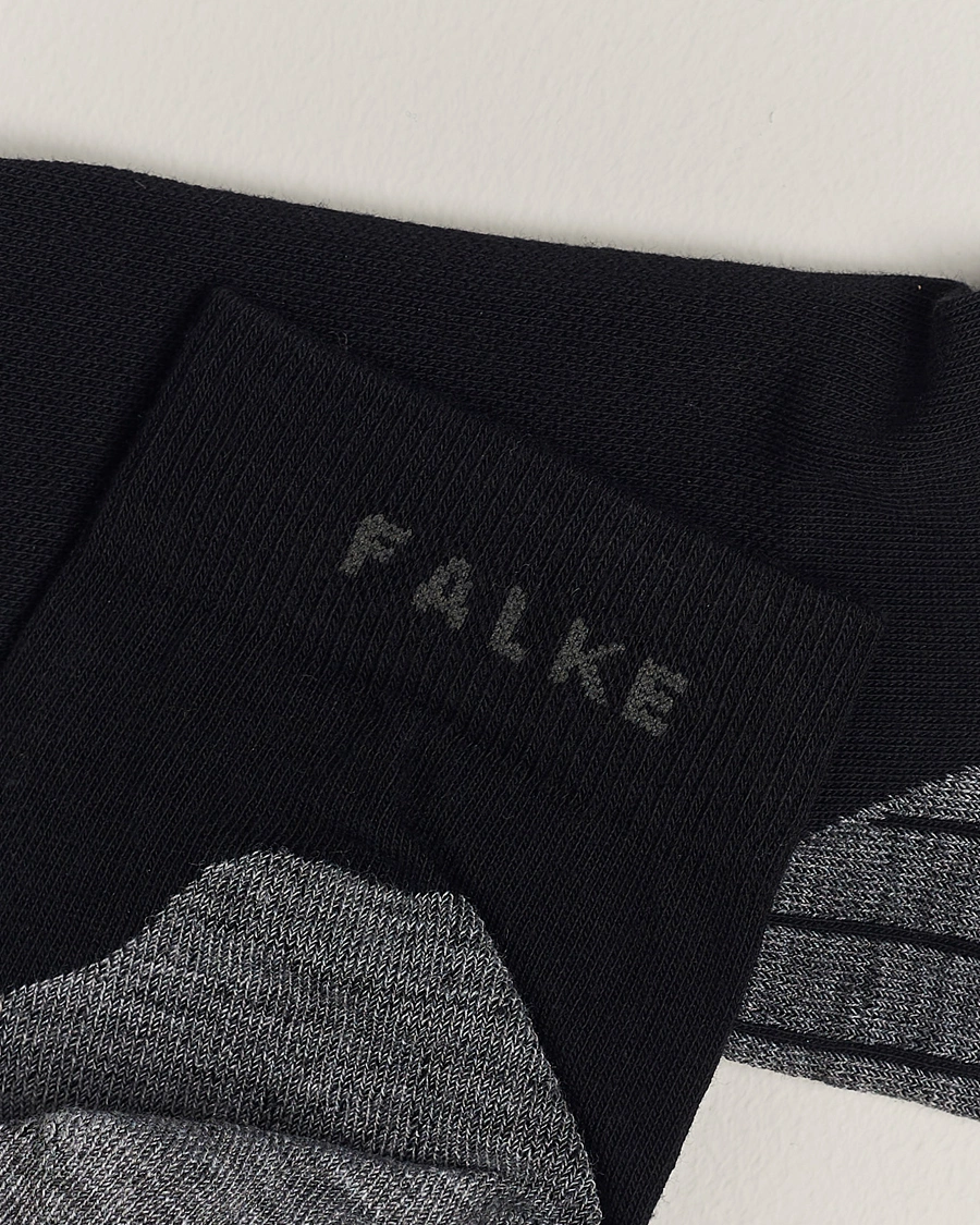 Herren | Kleidung | Falke Sport | Falke RU4 Endurance Short Running Socks Black Mix