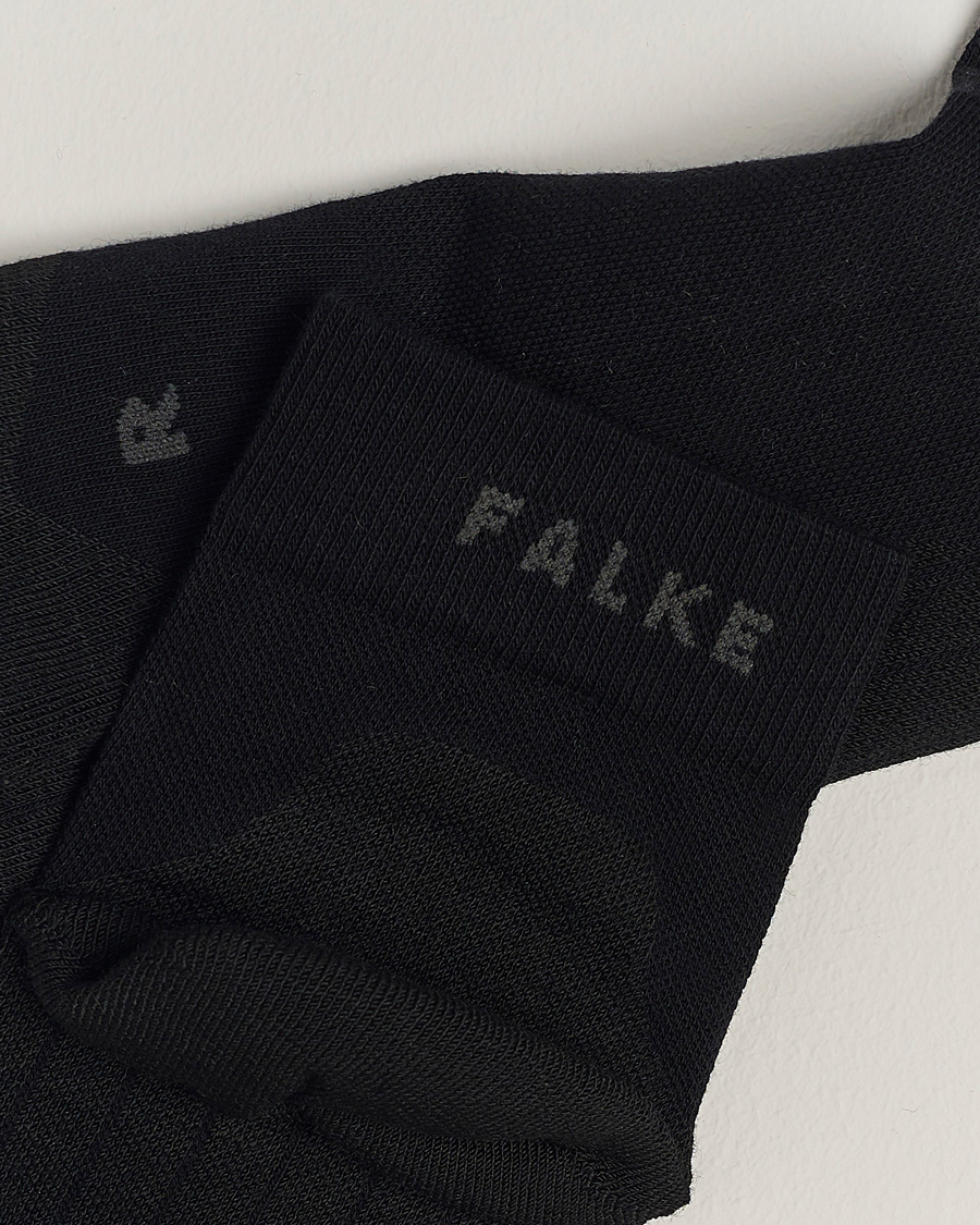Herren | Kleidung | Falke Sport | Falke GO2 Short Golf Socks Black