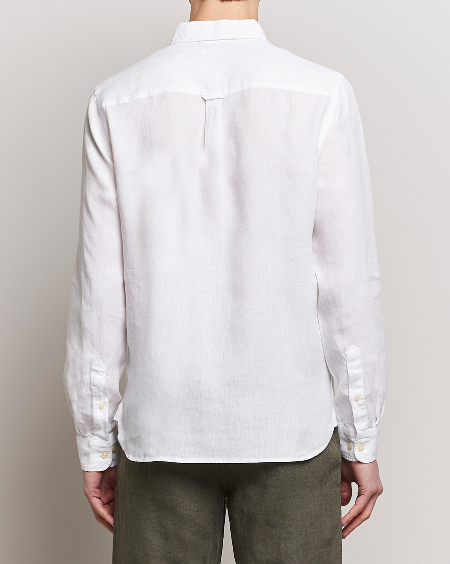 Herren | Hemden | KnowledgeCotton Apparel | Regular Linen Shirt Bright White