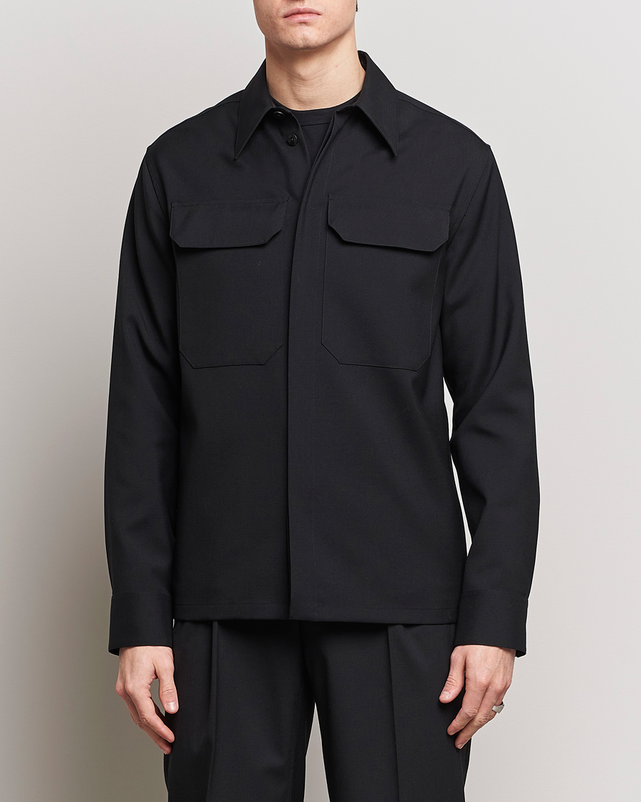 Herren | Kleidung | Jil Sander | Double Pocket Overshirt Black
