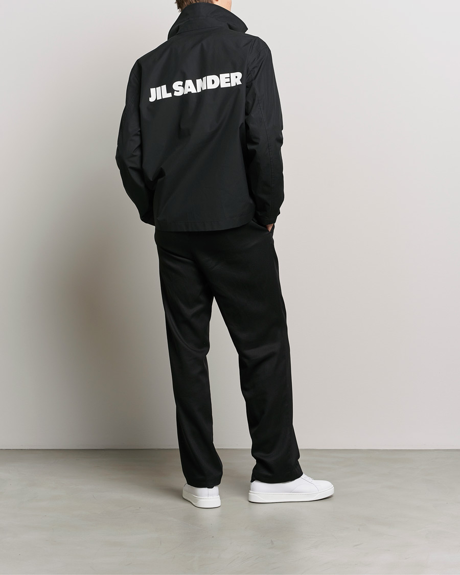 Herren | Jacken | Jil Sander | Back Printed Coach Jacket Black