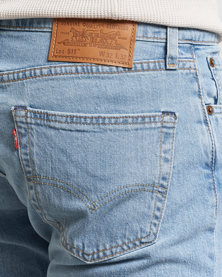 Herren | Jeans | Levi's | 511 Slim Fit Stretch Jeans Tabor Well Worn