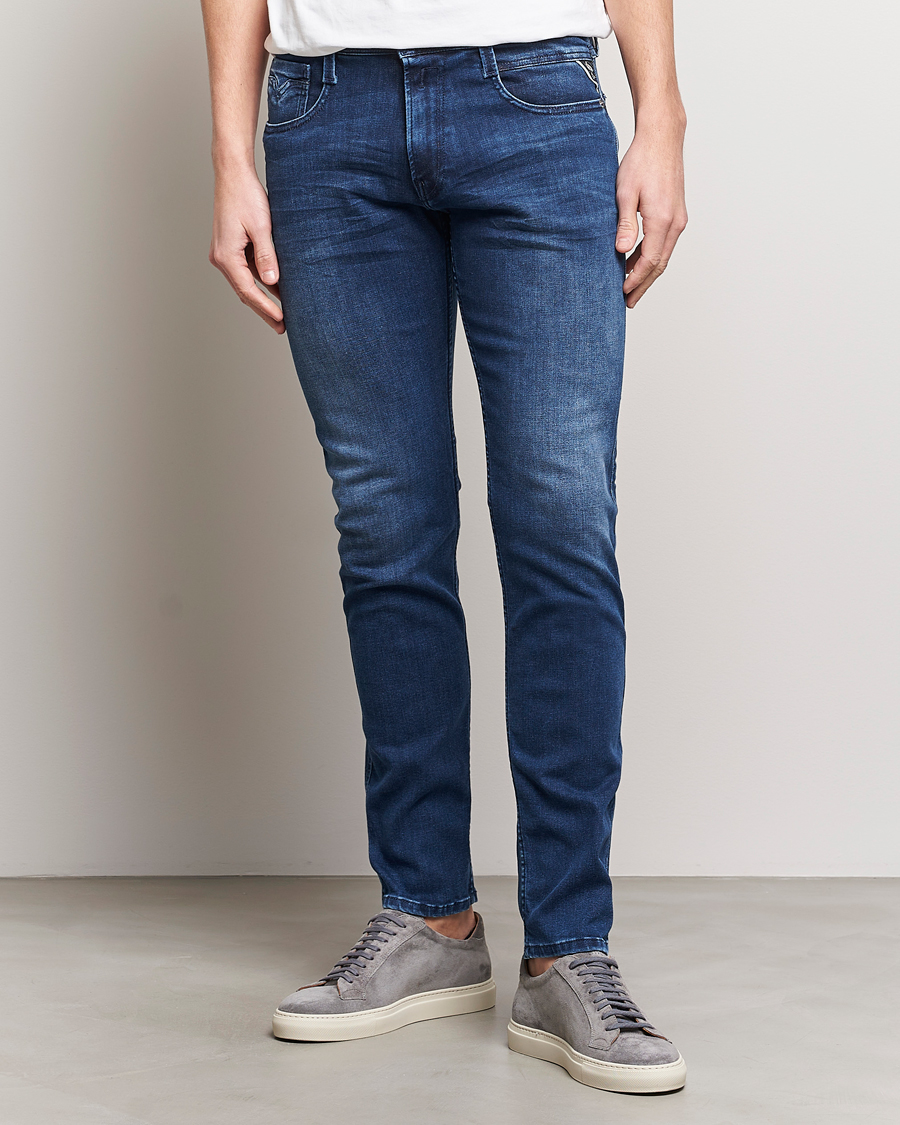Herren | Slim fit | Replay | Anbass Powerstretch Jeans Medium Blue