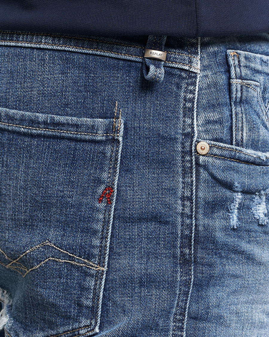 Herren | Jeans | Replay | Anbass 5 Year Stretch Jeans Medium Blue