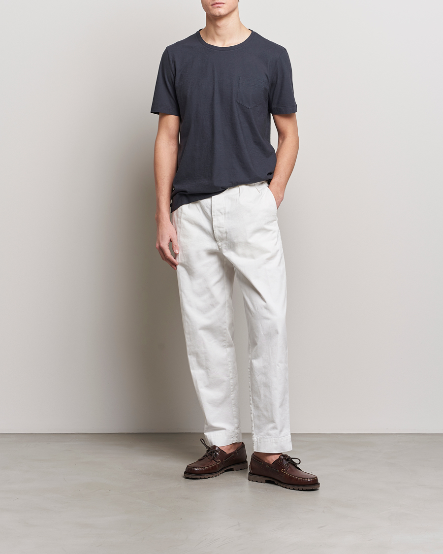 Herren | T-Shirts | Massimo Alba | Panarea Watercolor T-Shirt Black