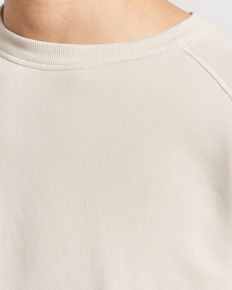 Herren | Pullover | Massimo Alba | Freesport Fleece Cotton Sweatshirt Light Beige
