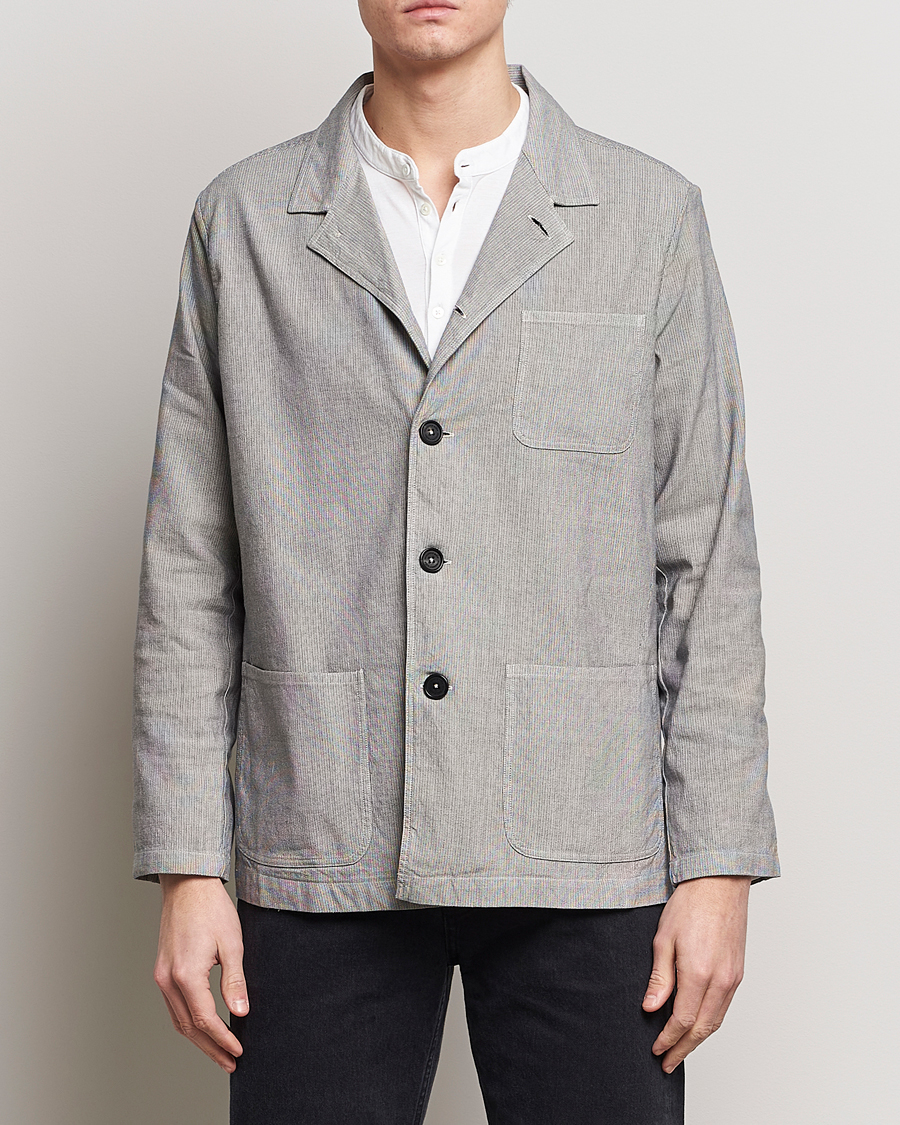 Herren | Kategorie | Massimo Alba | Florida Cotton/Linen Shirt Jacket Light Grey