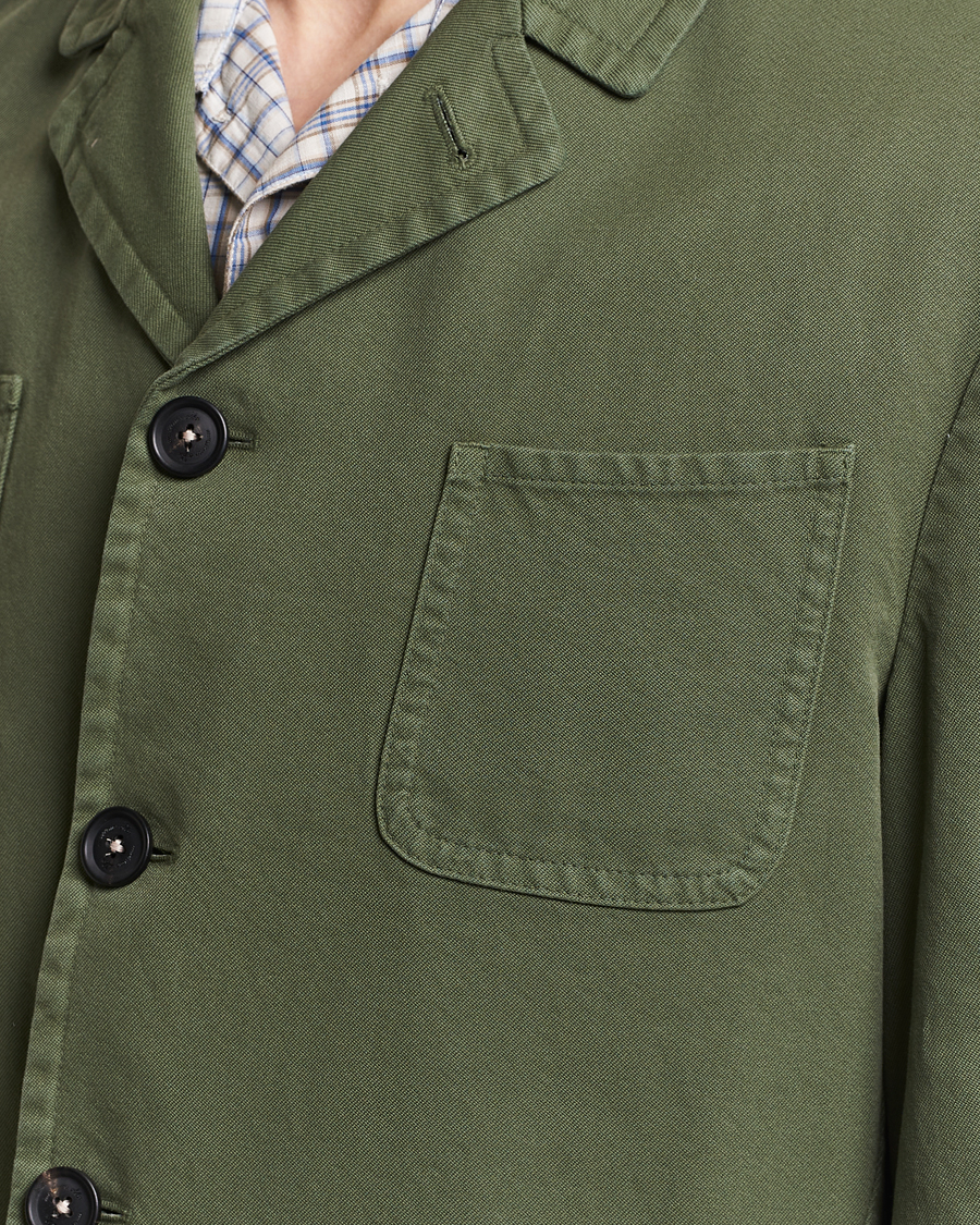 Herren | Jacken | Massimo Alba | Solex Cotton Work Jacket Military Green