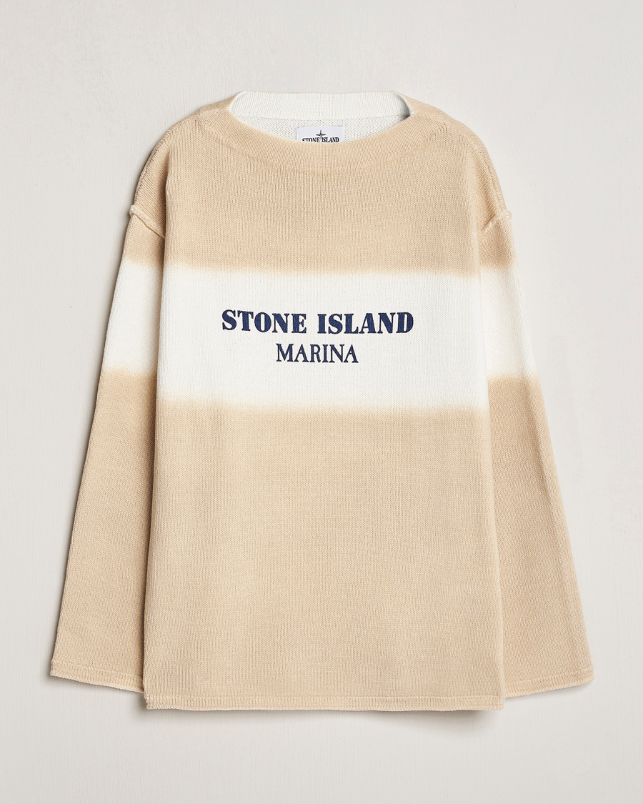 Herren | Pullover | Stone Island | Marina Organic Cotton Sweater Natural Beige