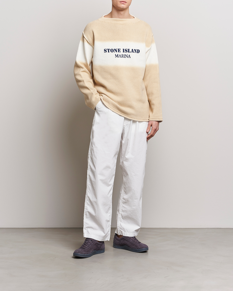 Herren | Pullover | Stone Island | Marina Organic Cotton Sweater Natural Beige