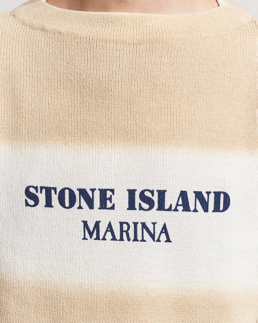Herren | Pullover | Stone Island | Marina Organic Cotton Sweater Natural Beige