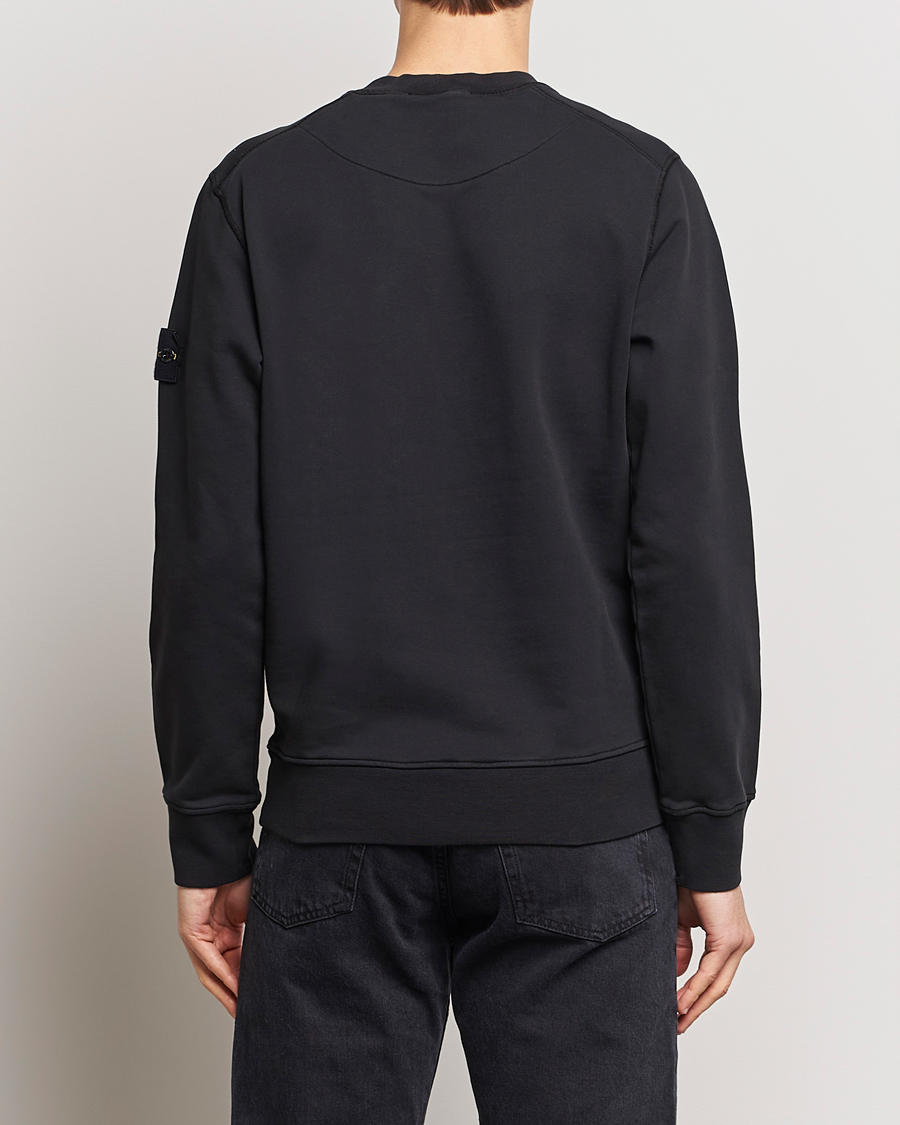 Herren | Pullover | Stone Island | Garment Dyed Cotton Sweatshirt Black