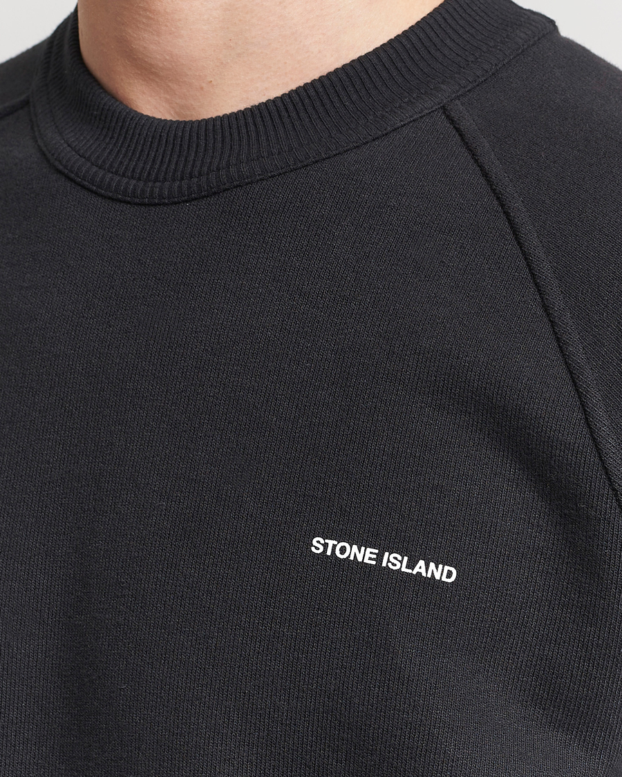 Herren | Pullover | Stone Island | Heavy Cotton Fleece Sweatshirt Black