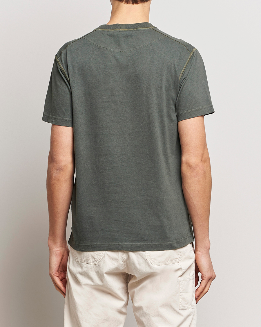 Herren | T-Shirts | Stone Island | Organic Cotton Fissato Effect T-Shirt Musk