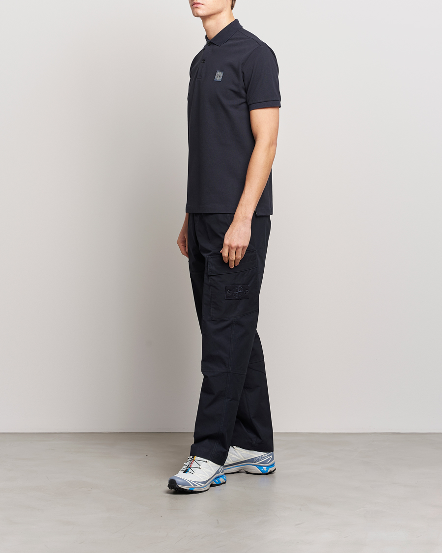 Herren | Poloshirts | Stone Island | Organic Cotton Polo Navy Blue