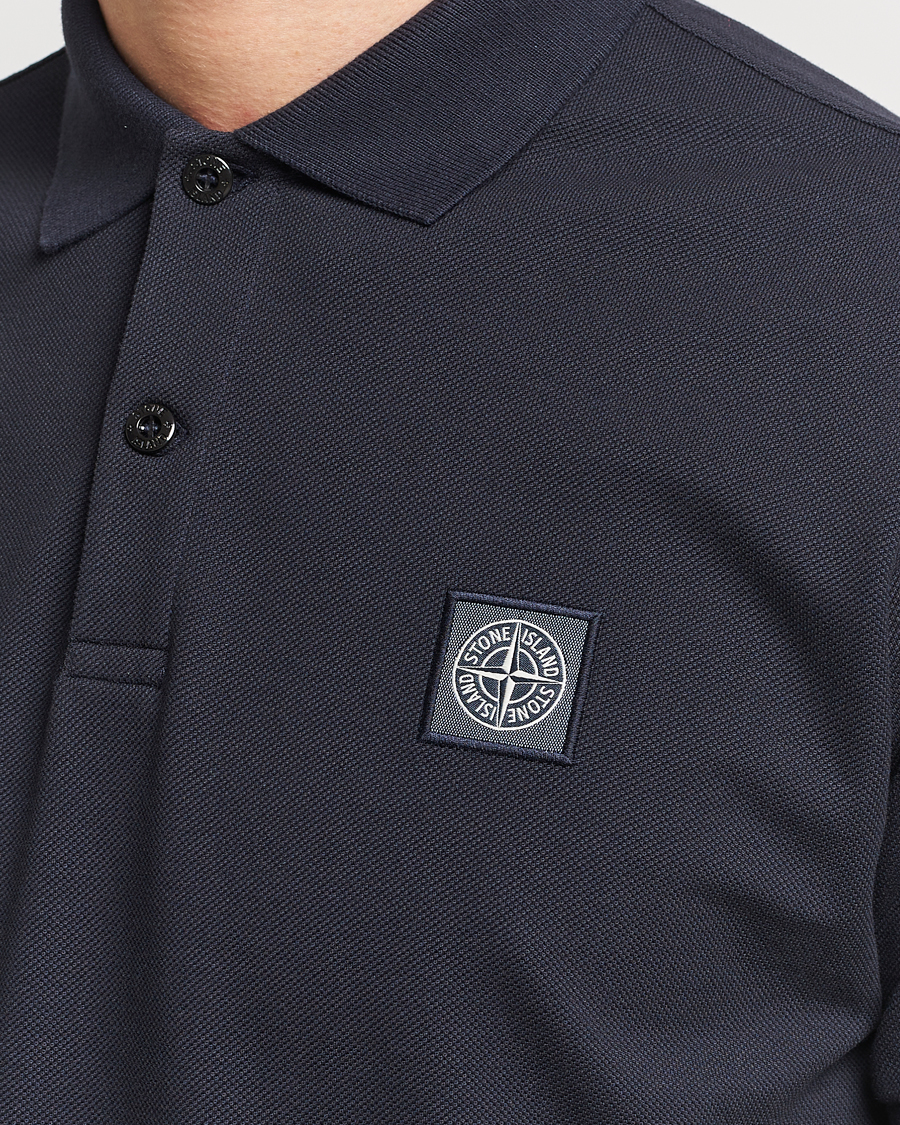 Herren | Poloshirts | Stone Island | Organic Cotton Polo Navy Blue