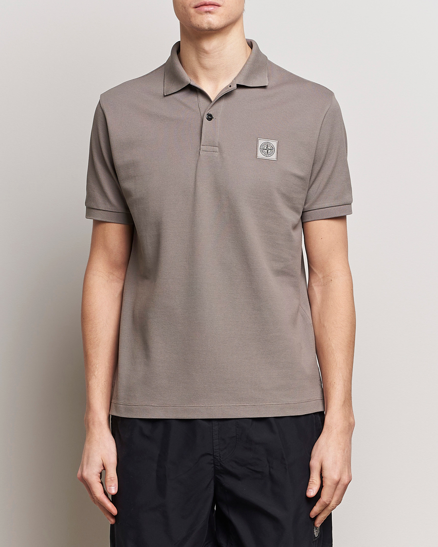 Herren | Poloshirts | Stone Island | Organic Cotton Polo Dove Grey