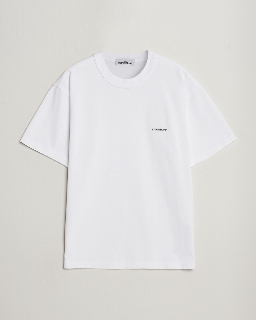 Herren | T-Shirts | Stone Island | Cotton Jersey Small Logo T-Shirt White