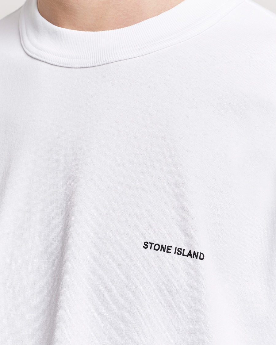 Herren | T-Shirts | Stone Island | Cotton Jersey Small Logo T-Shirt White