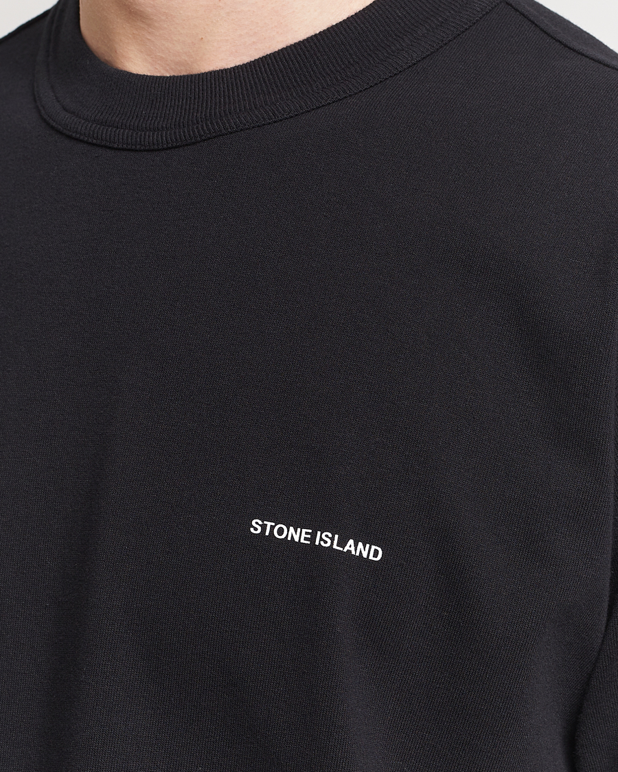 Herren | T-Shirts | Stone Island | Cotton Jersey Small Logo T-Shirt Black