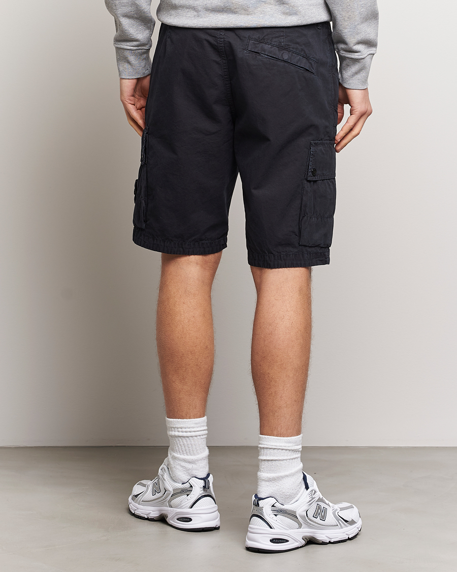 Herren | Shorts | Stone Island | Brushed Cotton Canvas Cargo Shorts Navy Blue