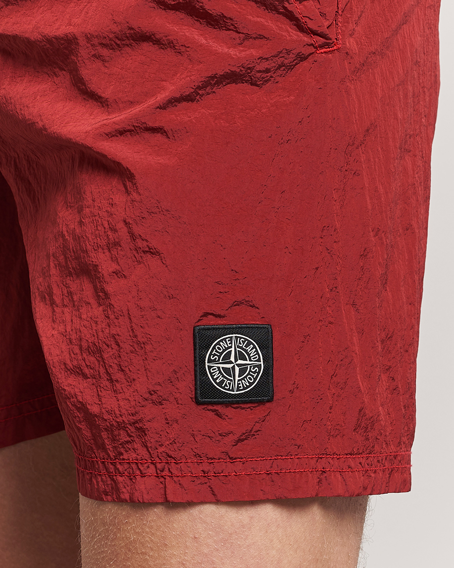 Herren | Badehosen | Stone Island | Nylon Metal Econyl Swimshorts Red