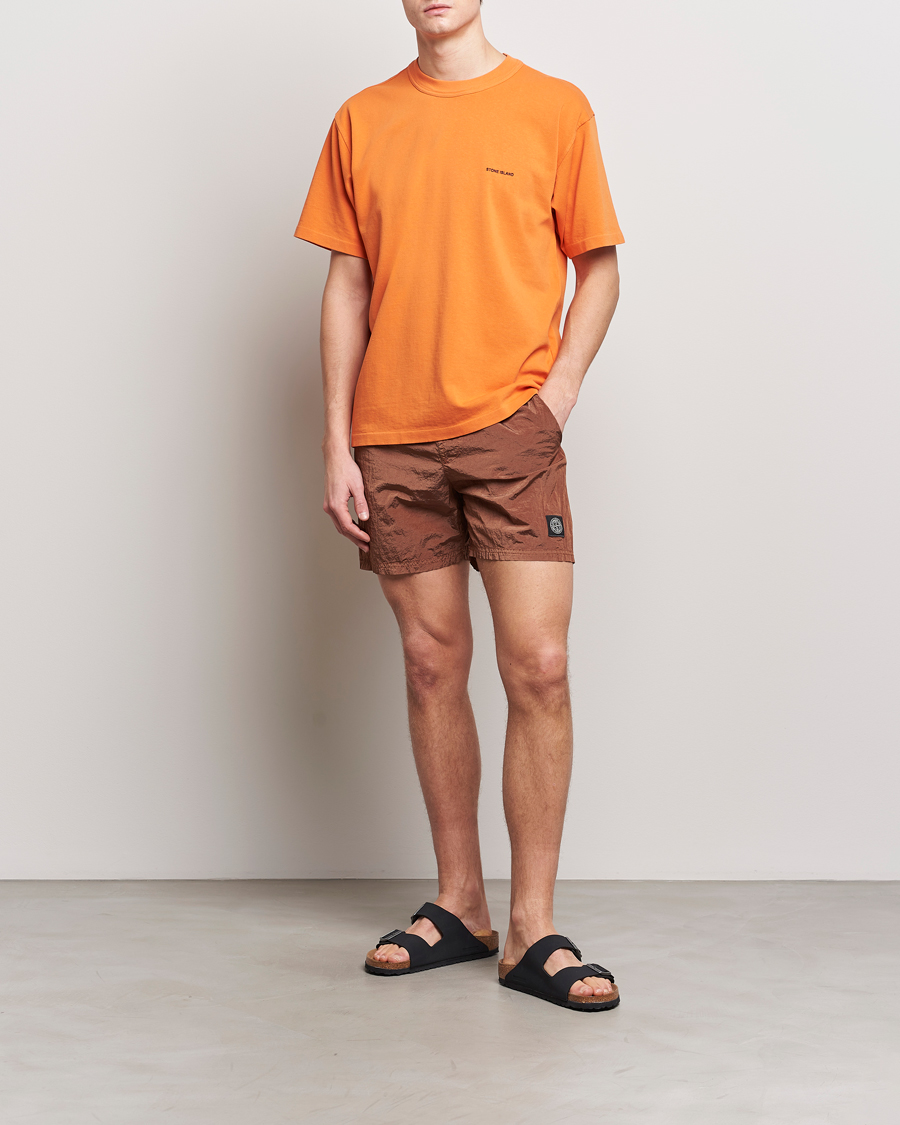 Herren | Badehosen | Stone Island | Nylon Metal Econyl Swimshorts Rust