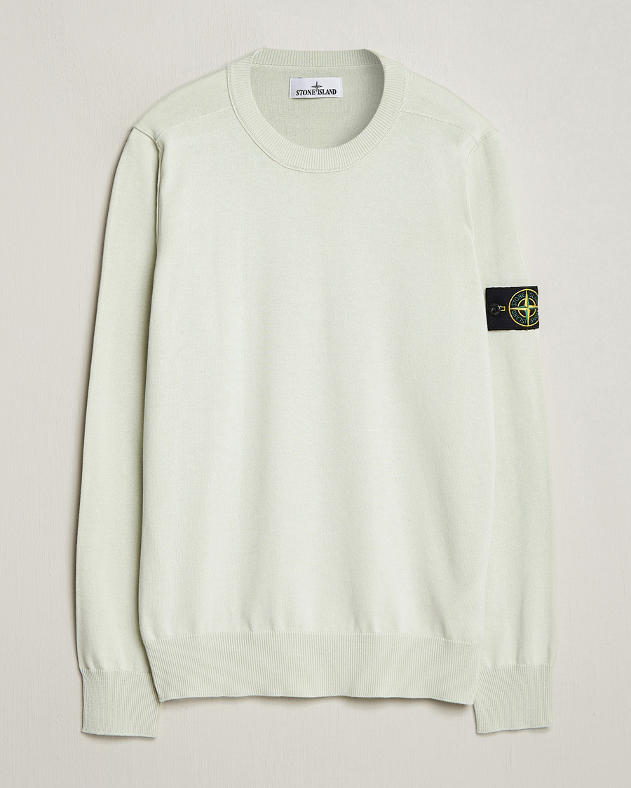 Herren | Pullover | Stone Island | Soft Organic Cotton Crew Neck Pistachio