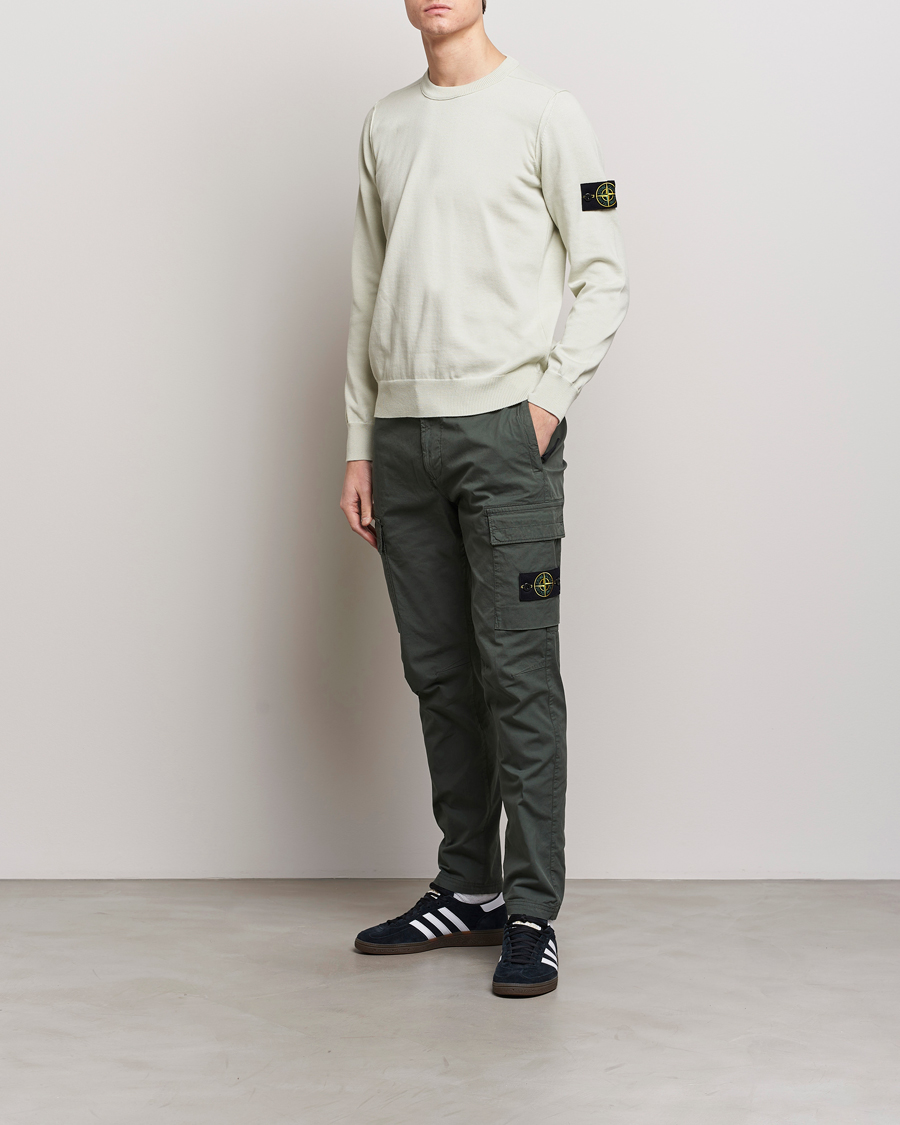 Herren | Pullover | Stone Island | Soft Organic Cotton Crew Neck Pistachio