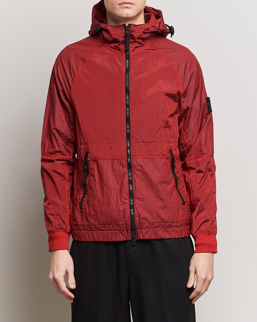 Stone Island Nylon Metal Hooded Jacket Red bei Care of Carl