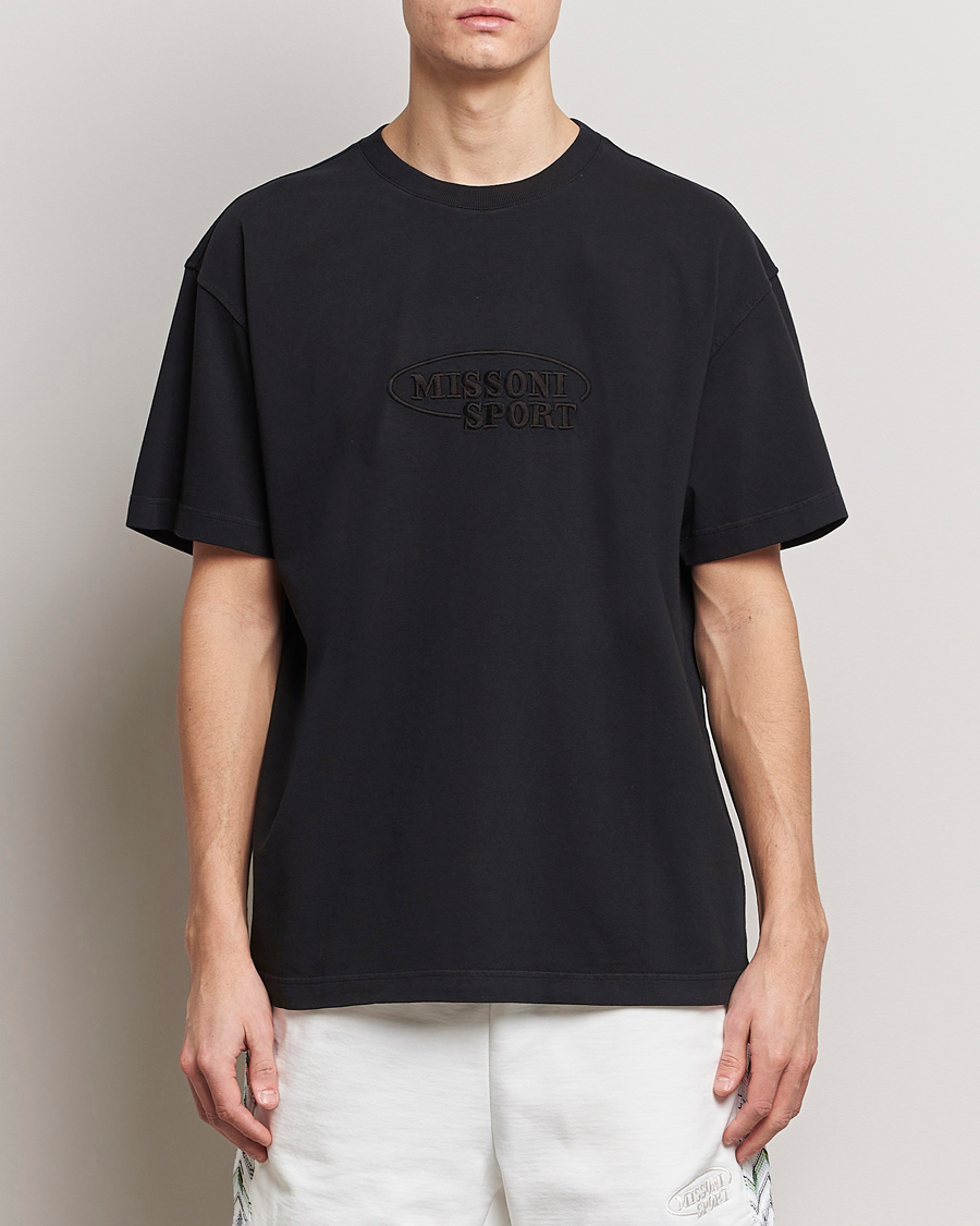 Herren | Schwartze t-shirts | Missoni | SPORT Short Sleeve T-Shirt Black