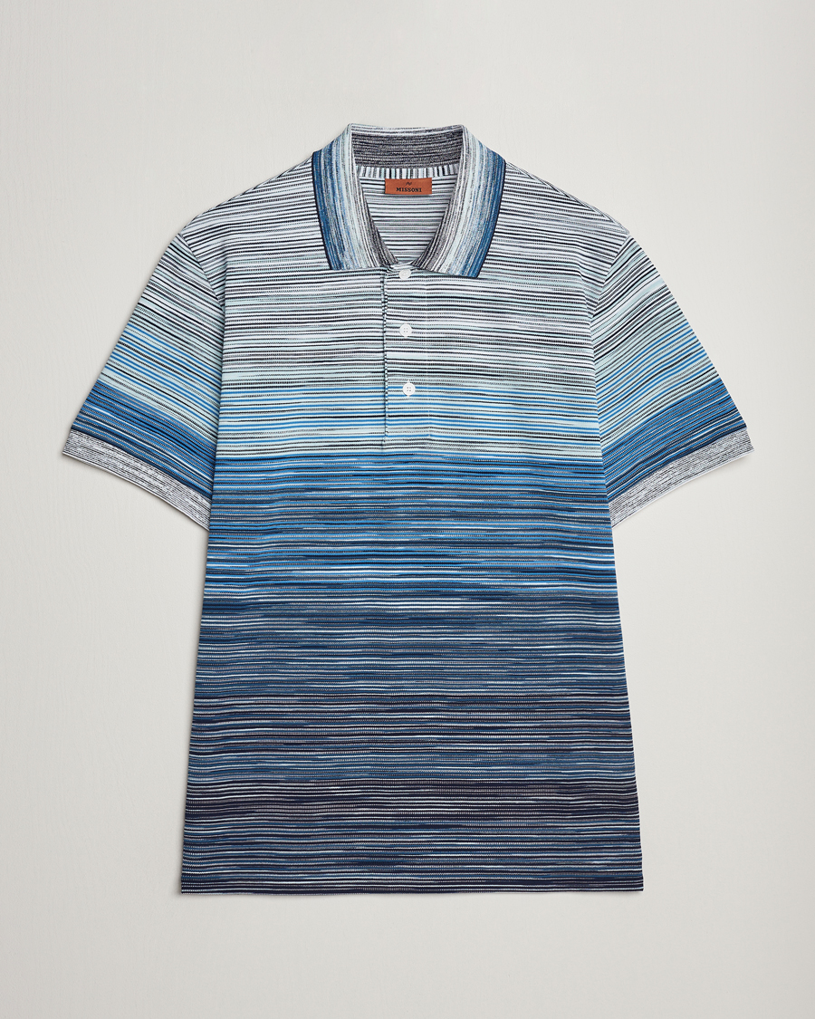 Herren | Poloshirts | Missoni | Space Dyed Polo Blue