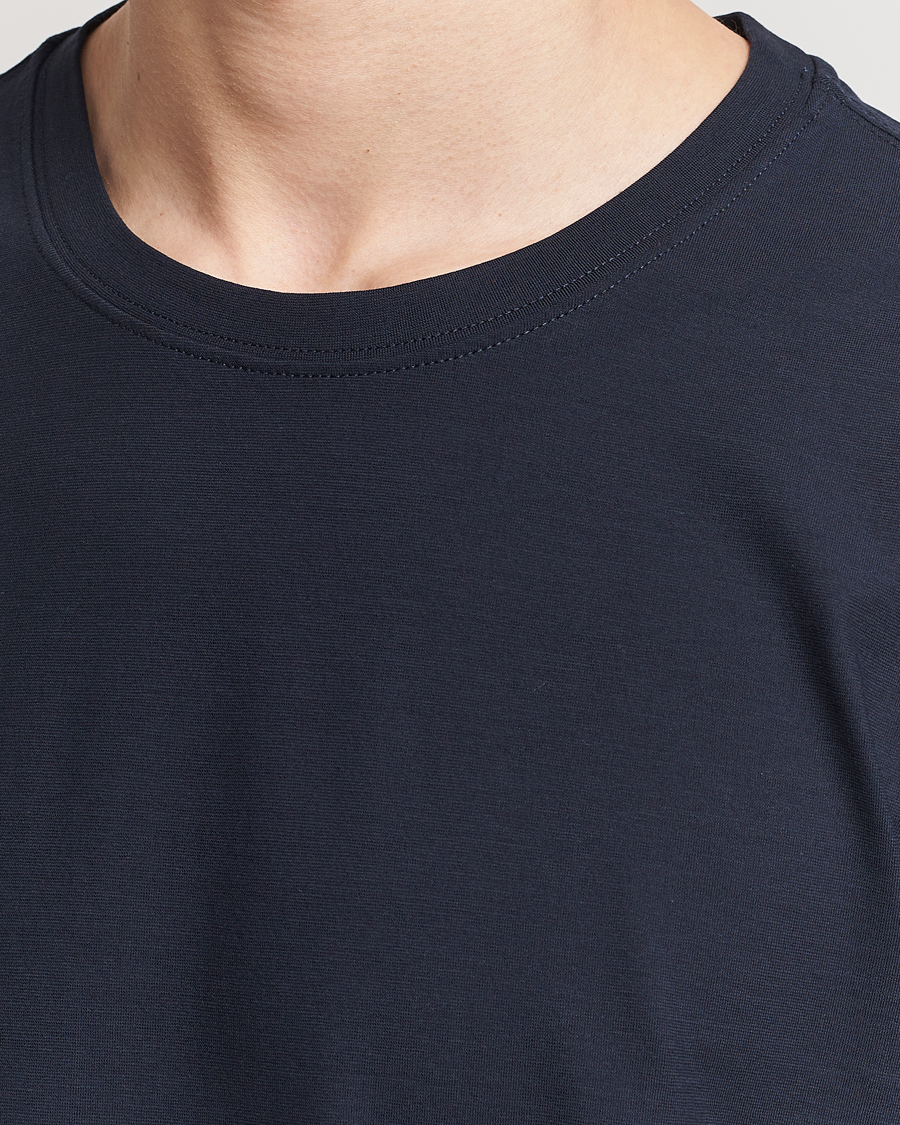 Herren | T-Shirts | Lardini | Ice Cotton T-Shirt Navy