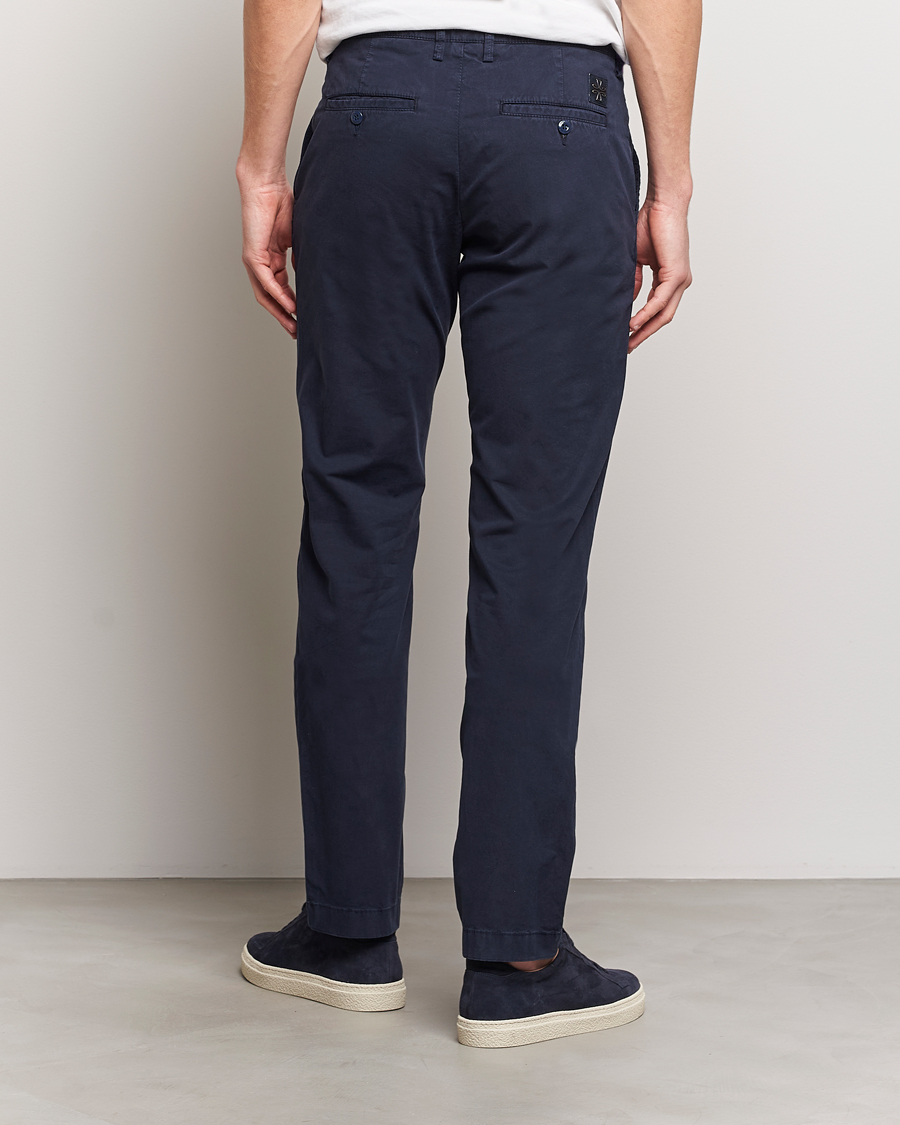 Herren | Hosen | Jacob Cohën | Bobby Cotton Gabardine Chinos Navy