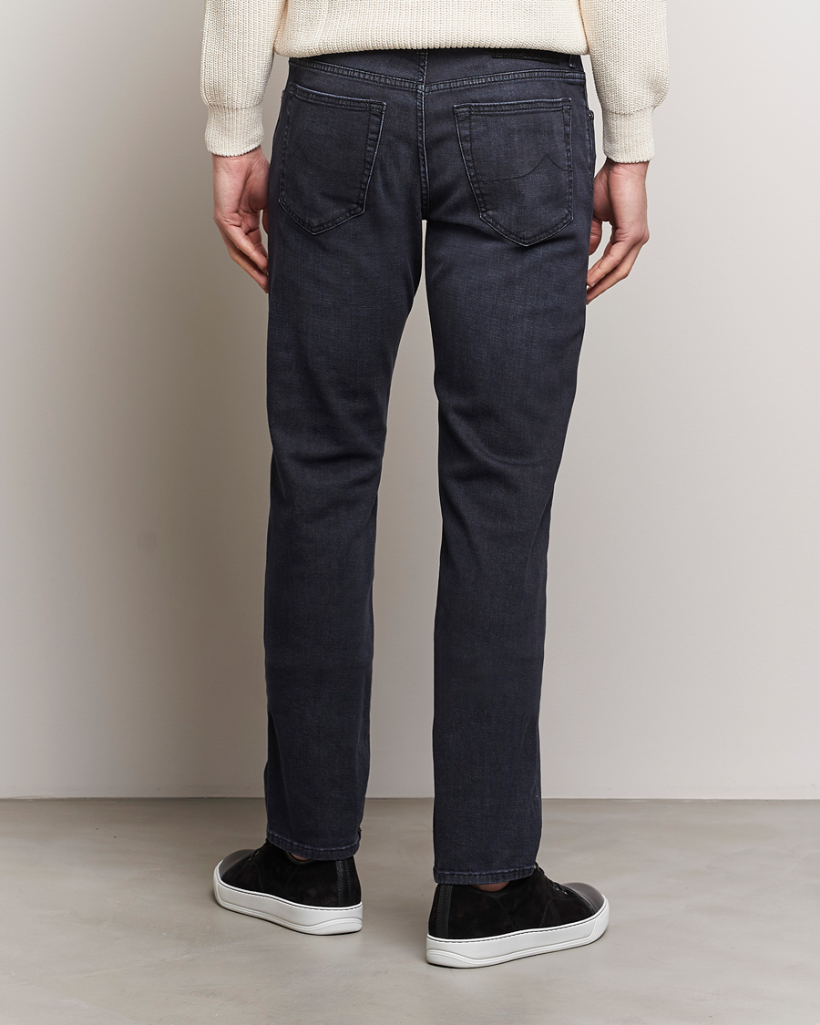 Herren | Jeans | Jacob Cohën | Bard Slim Fit Stretch Jeans Grey Black