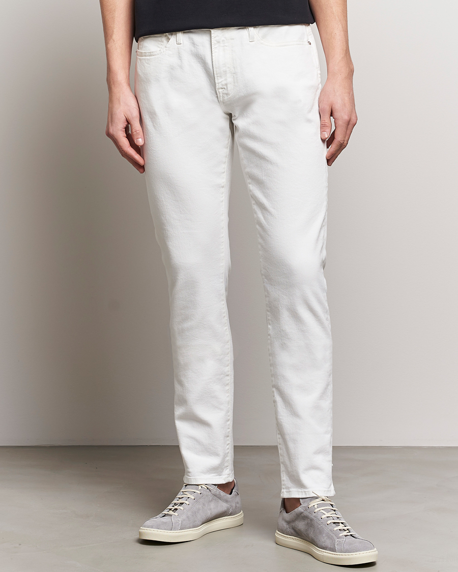 Herren | Weiße Jeans | FRAME | L'Homme Slim Stretch Jeans Whisper White