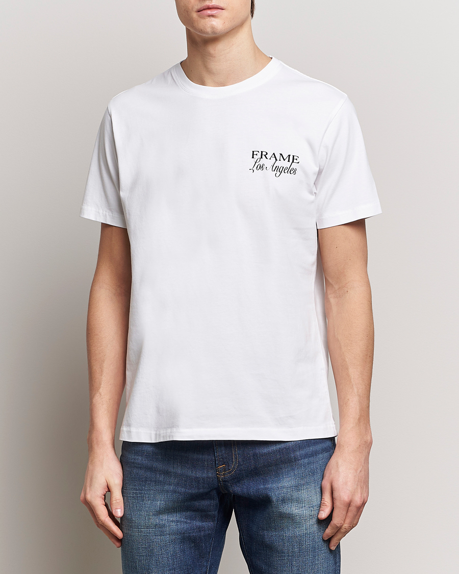 Herren | Kategorie | FRAME | LA Logo T-Shirt White